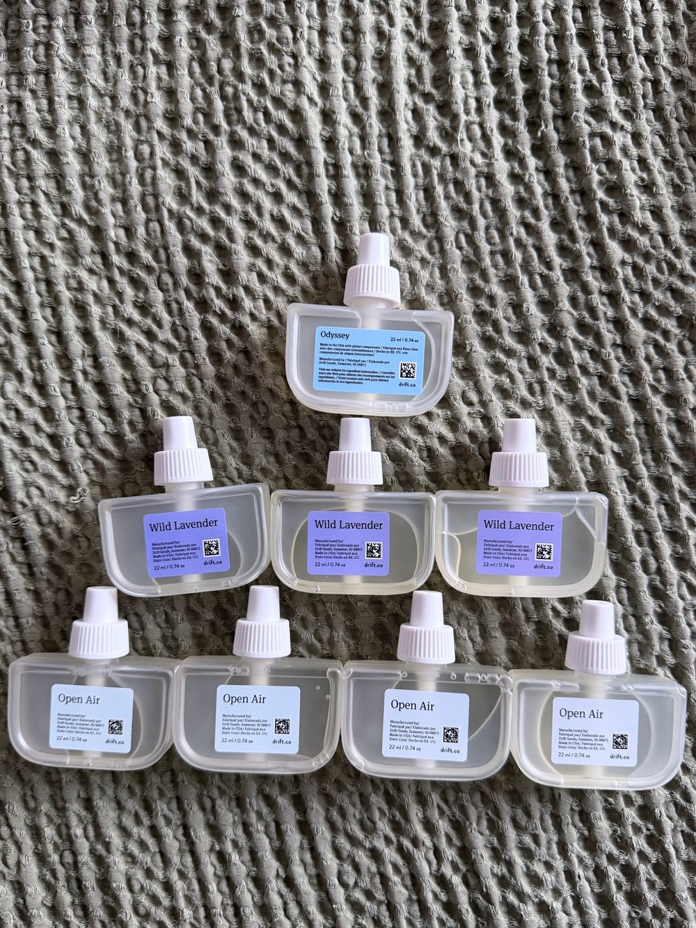 Drift Home Scent Difusse + 8 refills Glade Wild Lavender & Open Air